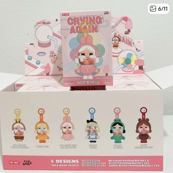 Pop Mart Authentic Unopened Crybaby Crying Again - Blind Box - Picture 4 of 4